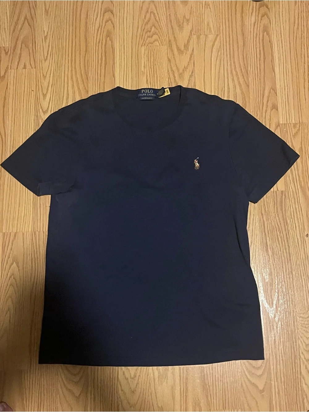 Ralph Lauren Men’s Navy Crewneck Logo Tee